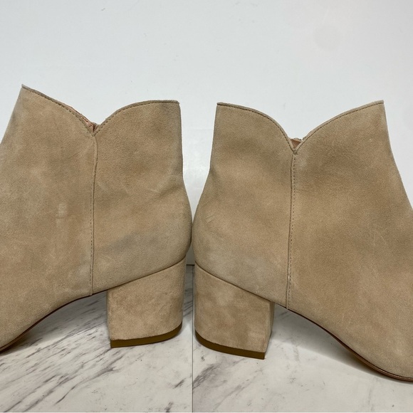 Cole Haan Elyse Tan Suede Pointy Toe Bootie 7 1/2 B - Picture 7 of 14